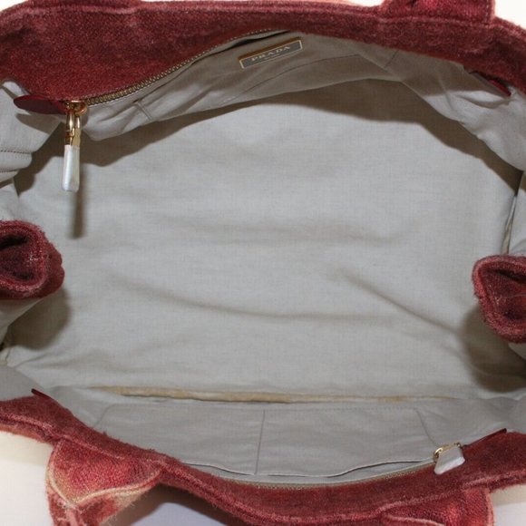 Prada Rare Striped Ombre Tie Dye Canapa Tote 1PR1226K - Picture 6 of 11